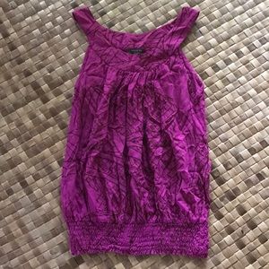 Wahine Toa Tank blouse Lauhala print size XS